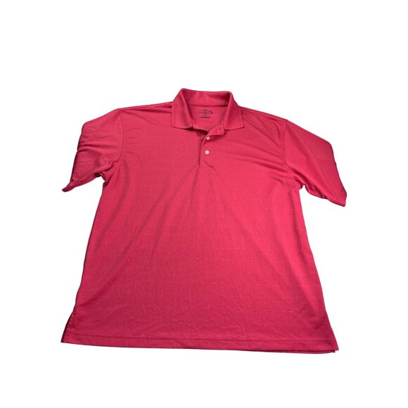 Champions Tour Mens Pink Polo Shirt Size L Polyester - Picture 1 of 4